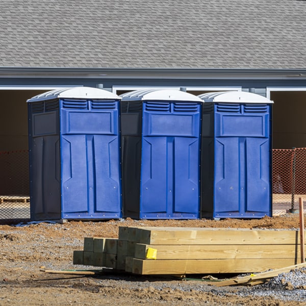 what is the maximum capacity for a single porta potty in Piermont NY